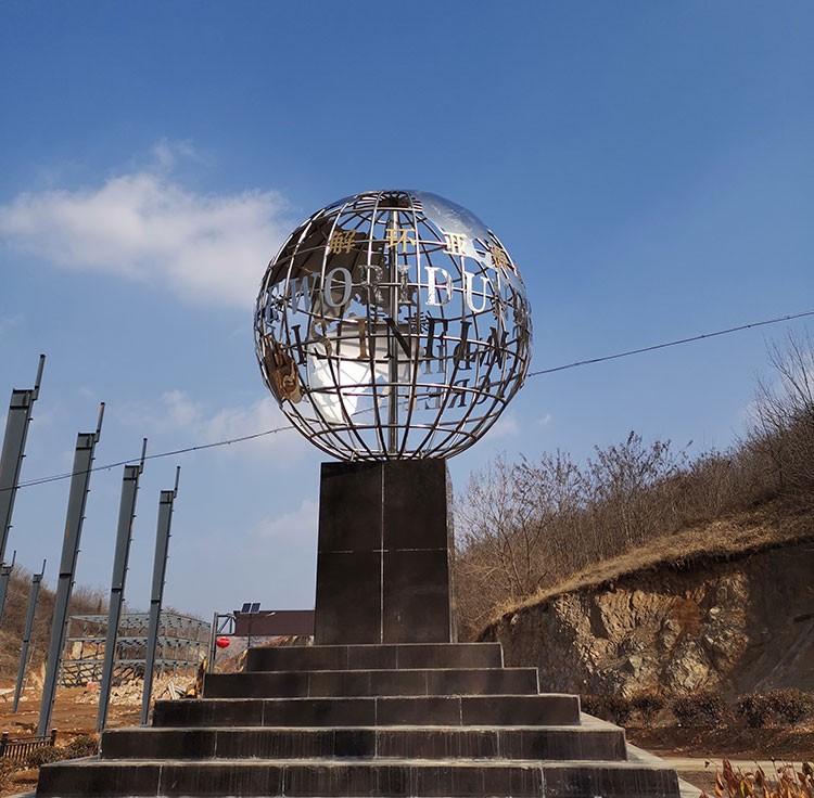 不锈钢标志性雕塑